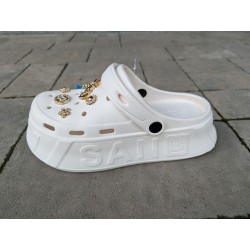 Крокси жіночі-ПРОГРЕС-5141 Молочні.Ростовка 6 пар.Розміри 36-40